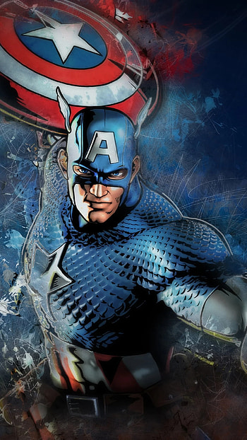 Captain America, Marvel, Superhero HD phone wallpaper