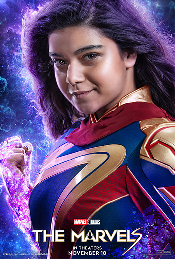 The Marvels - Kamala Khan Heroic Pose, movie HD phone wallpaper