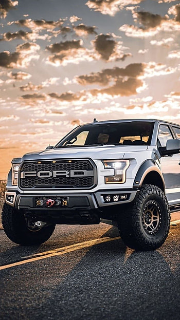 Ford Raptor, Grey, Ford Raptor Grey HD phone wallpaper