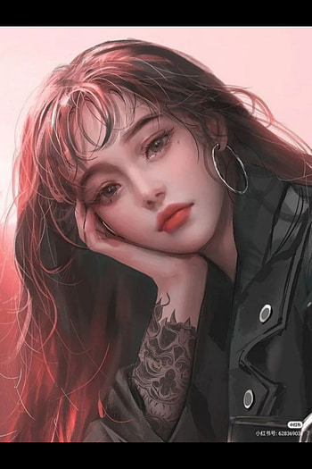 anime, black, girl HD phone wallpaper