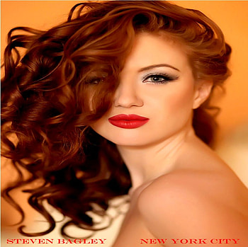 STUNING REDHEAD, model, pretty, red, face, lips, hair HD wallpaper