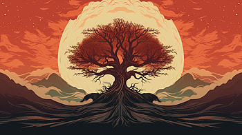 Yggdrasil: Majestic Tree, Yggdrasil HD wallpaper