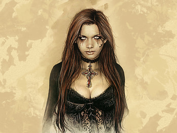 maquillaje-gotico, gothic HD wallpaper