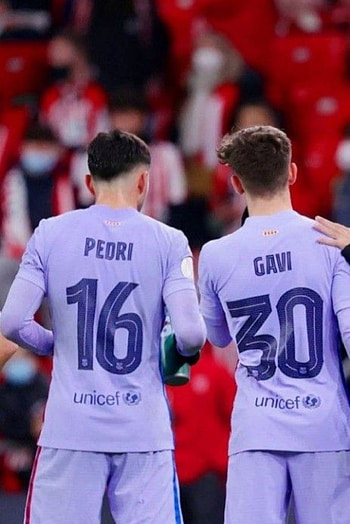 Gavi y Pedri, deporte, football HD phone wallpaper