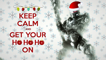 Halo Xmas HO HO HO !, keep, halo, spartan, calm, ho ho ho, xmas, santa HD wallpaper