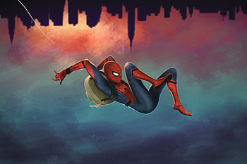 Spiderman Digital Arts, spiderman, superheroes, digital-art, artist, artwork, deviantart HD wallpaper