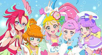 Asuka Takizawa, Sango Suzumura, Manatsu Natsumi, Minori Ichinose, Anime, Tropical-Rouge! Pretty Cure HD wallpaper