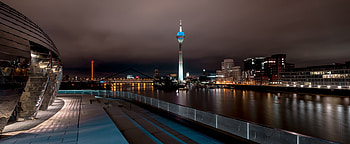Dusseldorf skyline, Dusseldorf , City skyline, Urban development HD wallpaper
