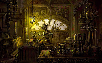 Fantasy, Robots HD wallpaper