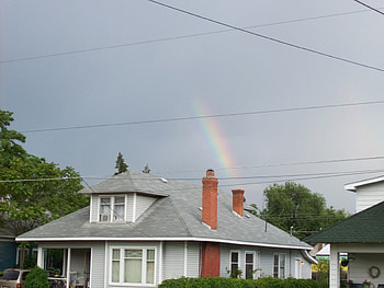 Summer Rainbow, sky, rainbow HD wallpaper