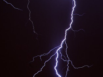 Lightning Strike 2, night, lightning, nature, storm HD wallpaper