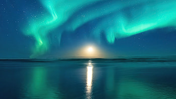 Moonset Serenade, nature, graphy HD wallpaper