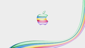 Apple New Colorful Logo , apple, computer, logo HD wallpaper