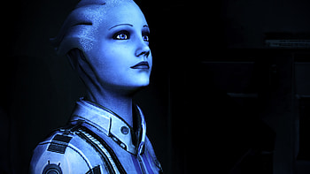 Liara T'Soni, Asari remastered mod, Mass Effect 3, Enhanced graphics HD wallpaper