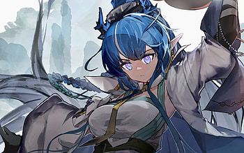Ling, battle, ArKnights, manga, protagonist, ArKnights characters, Ling ArKnights HD wallpaper