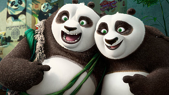 Po and Li, Kung Fu Panda HD wallpaper