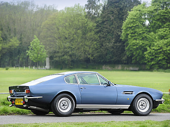 Nature, Aston Martin, Cars, Side View, Retro, V8, 1972, Saloon HD wallpaper