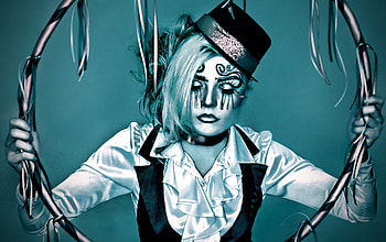 circus, women, hat, female HD wallpaper