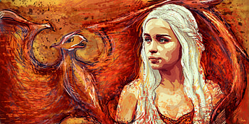 Daenerys Targaryen Game Of Thrones Artwork, emilia-clarke, game-of-thrones, tv-shows, artwork, deviantart HD wallpaper