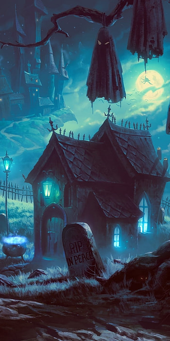 holiday, halloween HD phone wallpaper