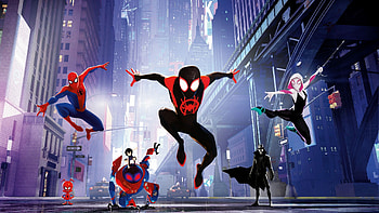 Spider-Man: Into the Spider-Verse , Stunning animation, Exciting superhero adventure, Captivating visuals HD wallpaper
