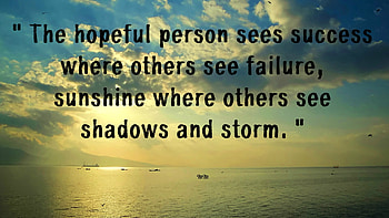 Hope, words, quotes, thoughts, beach, lake, clouds, nature, water, storm HD wallpaper