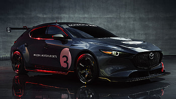 Mazda, Mazda3 Tcr, Vehicles, Black Car, Car, Race Car HD wallpaper