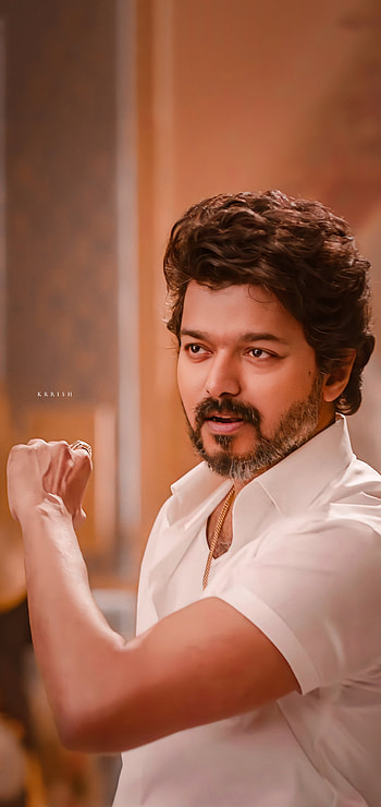 Thalapathy Vijay, eyebrow, beast, Veera HD phone wallpaper