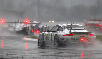Real Racing 3 - Porsche 911 RSR (2014), racing, car, Real Racing 3, 2014, track, , game, , RSR, water, rain, high resolution, 911, Real Racing, sports, Porsche, video game, 2013, auto, realistic, gaming HD wallpaper