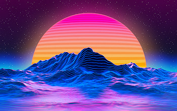 Retro style [] :, 80s Retro Futuristic HD wallpaper