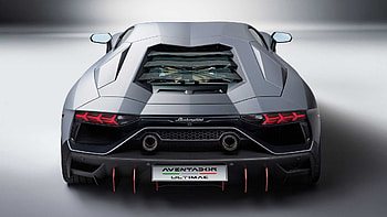 Rear View Close-up, Lamborghini Aventador HD wallpaper