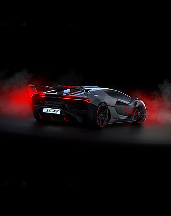 Side view, Lamborghini SC18, sports car, 2018 HD phone wallpaper