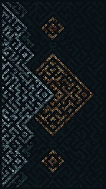 Best Aesthetic for iOS 14: Black, White, Gold, Neon, Red, Blue, Pink, Orange, Green, Purple, and More, Dark Blue and Gold HD phone wallpaper
