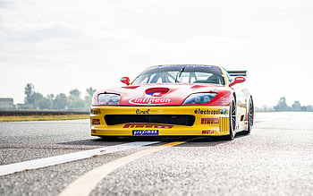 Ferrari 550 GTC, racing cars, 2003 cars, sportscars, 2003, italian cars, Ferrari HD wallpaper