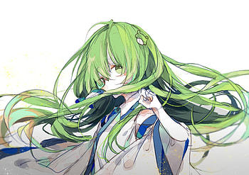 Artwork, touhou, Sanae Kochiya HD wallpaper