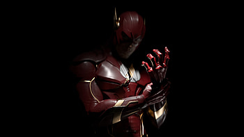 Flash Injustice 2, flash, superheroes, artwork, digital-art, behance HD wallpaper