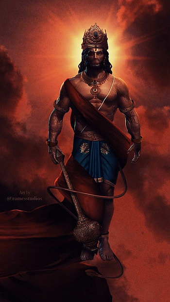 Hanuman, Bajrangbali, Angry Hanumanji, Lord Hanuman HD phone wallpaper