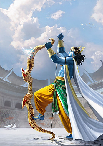 shri rama, Lord Rama Angry HD phone wallpaper