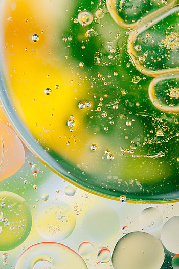 Bubbles, Macro, Surface, Form, Gradient HD phone wallpaper