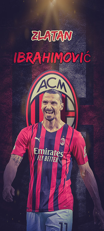 Zlatan Ibrahimović, sweden, acmilan, striker, icon, ibra, ibrahimovic, football, ajax, lagalaxy HD phone wallpaper