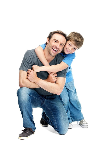 Mom Dad Wala, Father Son HD phone wallpaper