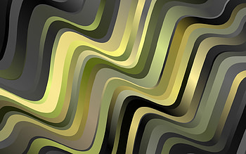 Vector Waves, vector, waves, abstract, yellow HD wallpaper