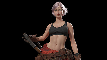 Short Hair Girl New, artist, artwork, artstation HD wallpaper