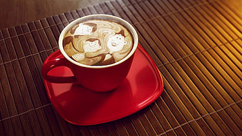 Food, Coffee, Cup, Family, Foam, Meerschaum HD wallpaper