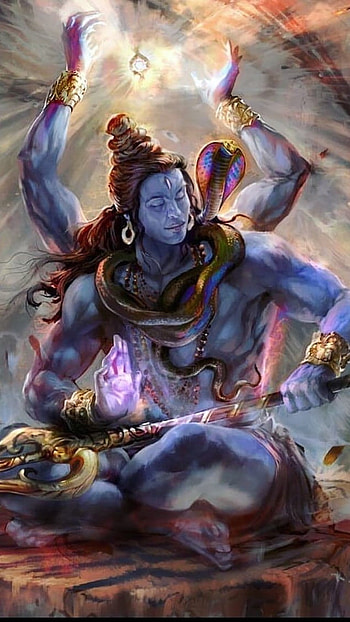 Rudra Shiva, , Painting, h d, lord shiv HD phone wallpaper