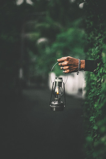 Fire, Hand, Miscellanea, Miscellaneous, Lamp, Lantern, Illumination, Lighting HD phone wallpaper