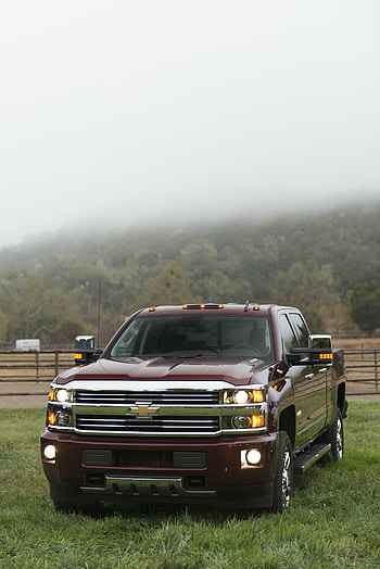 Chevrolet Silverado, High country edition, Pickup truck, backgrounds HD phone wallpaper