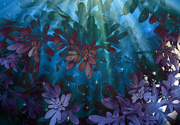 Abstract, Flowers, Lilac, Patterns HD wallpaper