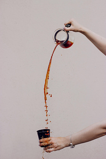 Food, Coffee, Hand, Cup, Spray HD phone wallpaper