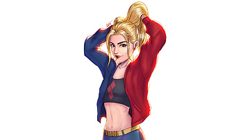Harley Quinn, gorgeous, fanart HD wallpaper